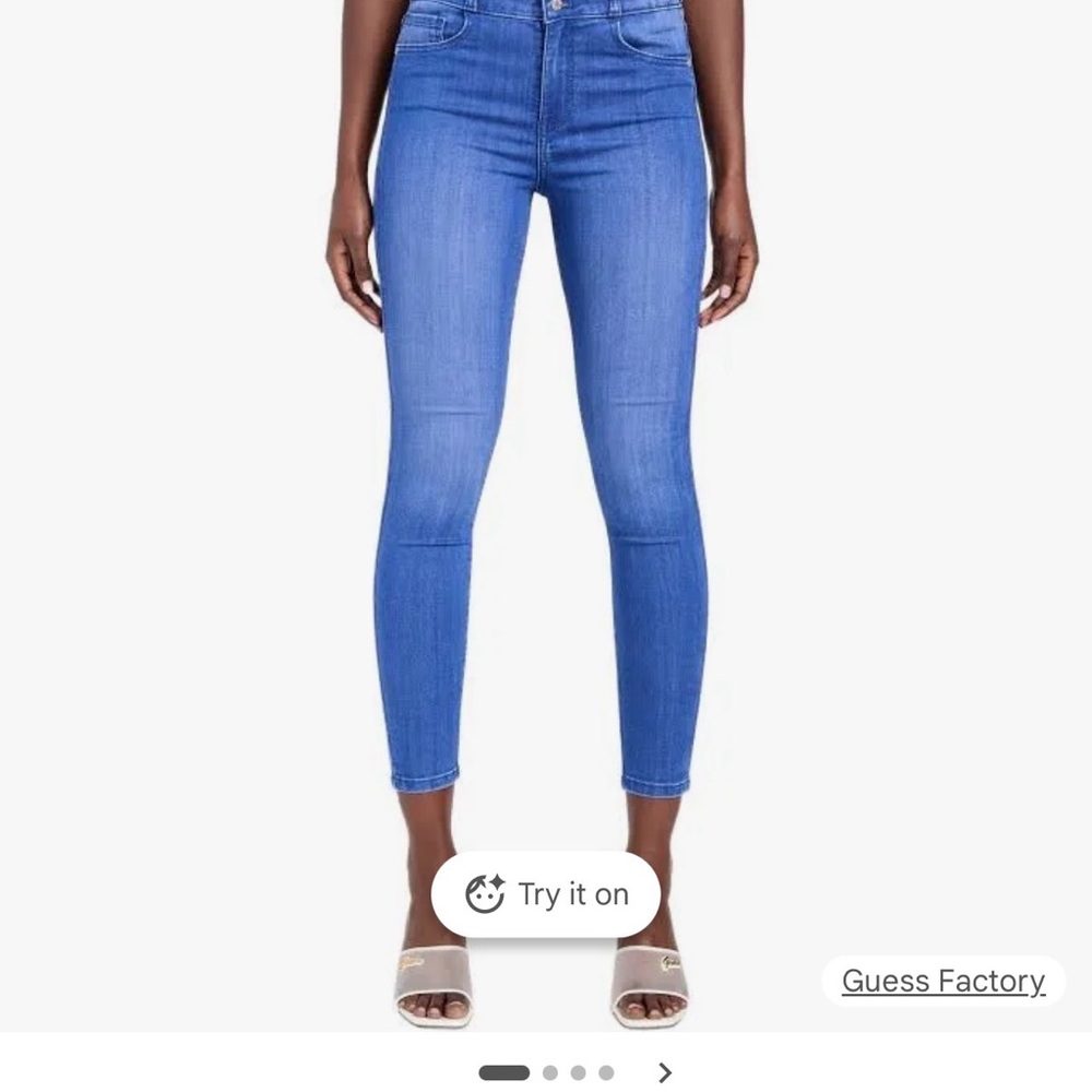 Guess Women's Vibrant Blue Ankle Jeans BRAND NEW W/TAGS